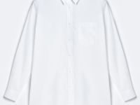 Рубашка свободного силуэта из хлопка
