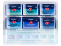 Набор акварели "Ладога" Цвета синего спектра 6 шт х 2,5 мл, в пластиковом коррексе