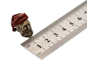 Бусина для темляка "Дед Мороз", латунь