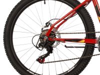 Подростковый велосипед Novatrack Battler 24 Disc, год 2023, цвет Красный, ростовка 12