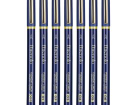 Набор капиллярных ручек Finenolo 7 шт (0.2, 0.25, 0.3, 0.35, 0.4, 0.45, 0.5мм) черные в пластиковой коробке