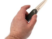 Складной нож SRM 251MB-MG (эксклюзивно для НОЖИКОВ), сталь N690, рукоять зеленая микарта