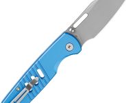 Складной нож Bestech Knives Man Vector, сталь D2, рукоять алюминий, голубой