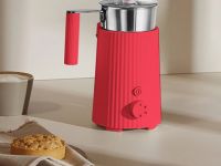 Alessi Вспениватель молока 0,35 л, красный Plissé Alessi