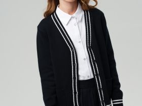 Кардиган трикотажный для девочек