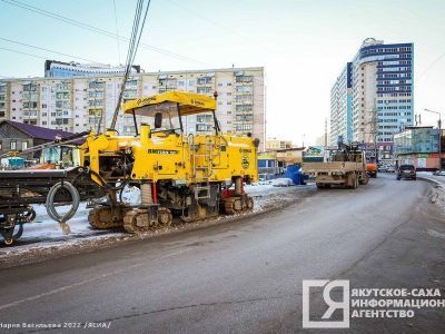 Свыше 160 км дорог построили и отремонтировали в Якутске за пять лет