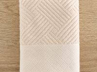 Полотенце махровое Zigzag, бежевое