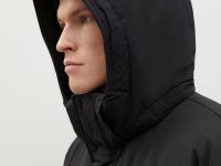 Куртка oversize силуэта с капюшоном