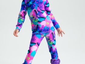 Термокомплект трикотажный для девочек: брюки, толстовка для эпизодического использования