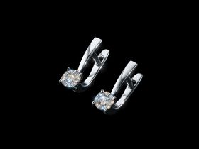Серьги из белого золота э4712сг07176900