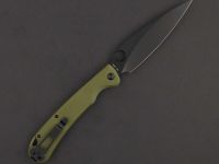 Cкладной нож Daggerr Sting XL, olive DLC, сталь D2, рукоять G10
