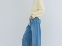 Толстовка с воротником-стойкой на молнии, Желтый