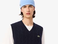 Мужской жилет Lacoste из овечьей шерсти без рукавов
