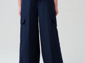 Брюки текстильные для девочек