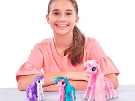 100373 Игровой набор ZURU Sparkle Girlz «Единороги с роскошной гривой», 3 шт