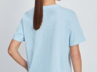 Футболка из хлопка свободного силуэта