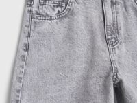Джинсовые шорты для девочек, Серый