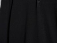 Вязаный джемпер-поло, Черный