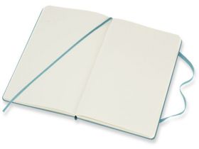 Записная книжка нелинованный Moleskine "Classic" Large, 130х210 мм 240 стр, обложка голубая