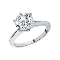 Серебряное кольцо с фианитами