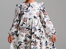 Платье трикотажное для девочек