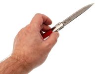 Складной нож Viking Nordway K633-3, сталь дамаск, рукоять G10, оранжевый