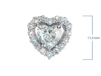 Подвеска из белого золота э4712пд03230110