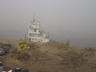 Туман парализовал паромное сообщение между Якутском и Нижним Бестяхом