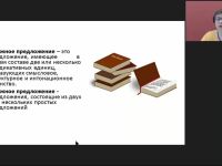 Международный вебинар "Сложное предложение как единица синтаксиса. Структурно-семантические признаки сложного предложения. Средства связи частей сложного предложения"
