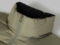 Стеганый пуховик с натуральным пухом