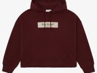 Женская хлопковая толстовка Lacoste с капюшоном
