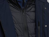 Утепленная куртка с воротником-стойкой