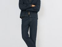 Прямые джинсы, Синий