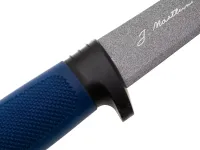 Нож филейный Marttiini, сталь X20Cr13, рукоять резина, синий, в чехле