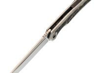 Складной нож TUOTOWN Espada, сталь Tmax, рукоять Grey Crystal Ti/Chaotic Gold CF