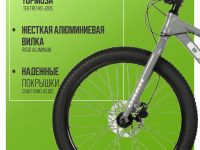 Подростковый велосипед Haro Flightline 24 Plus DS, год 2025, цвет Серый