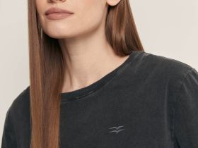 Футболка свободного силуэта из мягкого хлопка