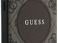 Guess Metal Logo MagSafe для Galaxy S25+ коричневый