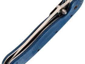 Складной нож Steelclaw Крыса, сталь AUS8, рукоять синяя микарта