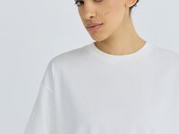 Футболка оверсайз из хлопка, Белый