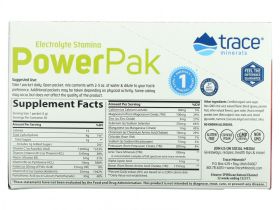 Trace Minerals ®, Electrolyte Stamina Power Pak, гуава и маракуйя, 30 пакетиков по 5 г (0,18 унции)