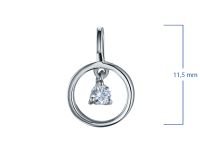 Подвеска из серебра э0612пд05170900