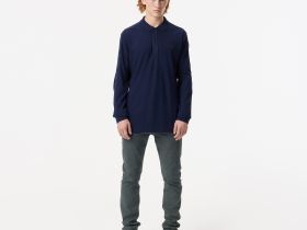 Мужская хлопковая рубашка-поло Lacoste