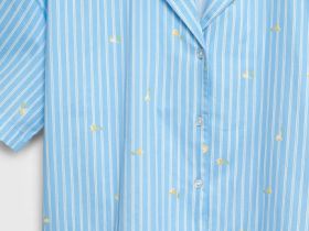 Рубашка пижамная, Голубой