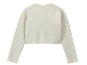 Кардиган с жилеткой для девочки