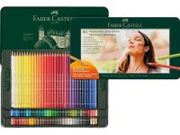 Набор карандашей цветные Faber-Castell "Polychromos" 102 цв., заточен., метал. коробка