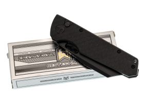 Складной нож Bestech Guardian, сталь D2, рукоять G10/карбон, черный