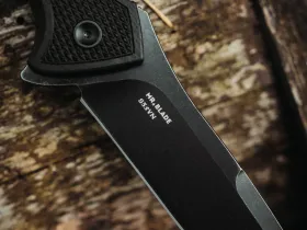Складной нож Mr.Blade Hellcat blackwash, сталь S35VN, рукоять Black G10