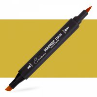 Маркер спиртовой Сонет "TWIN Brush" Пастельно-желтый