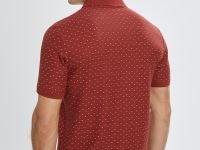 Однотонное поло из хлопка